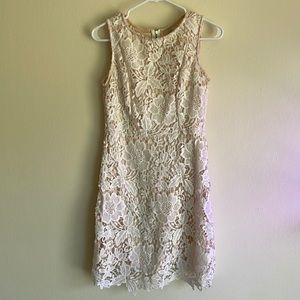LOFT Eyelet Mini Dress
